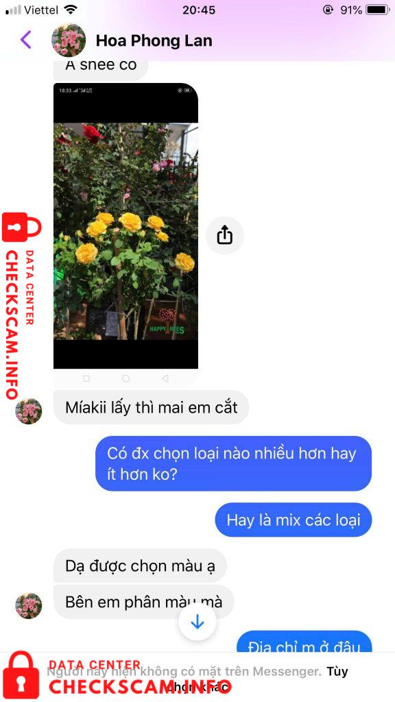 Evidência contra Lưu Thị Loan