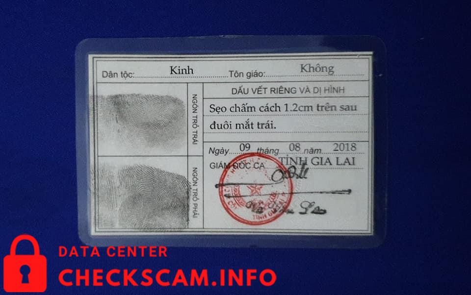 Evidência contra Tran Minh Dong