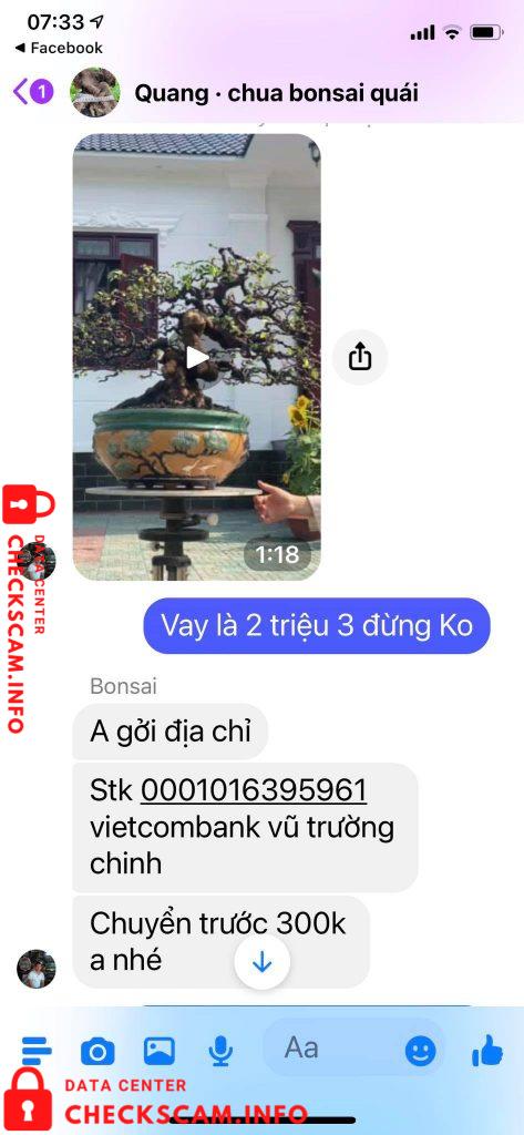 Evidência contra Vũ Trường Chinh