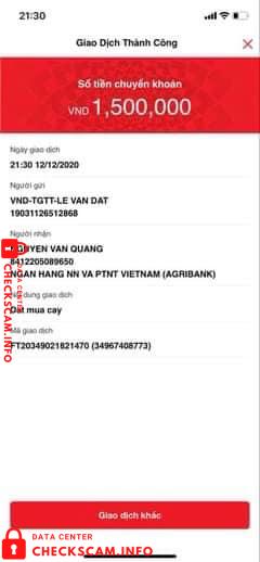Preuves contre Nguyễn Văn Quang