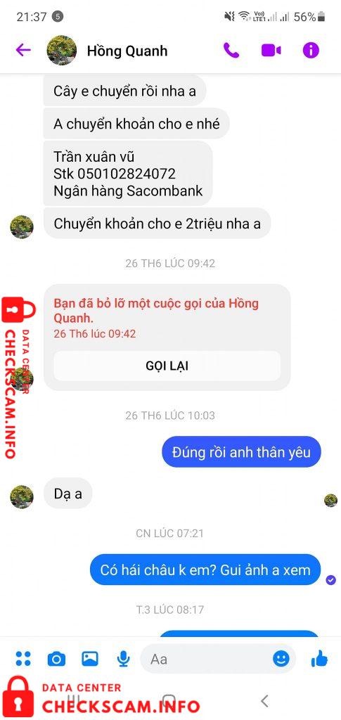 Preuves contre Trần Xuân Vũ
