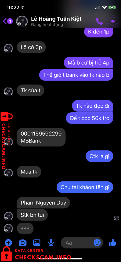 Preuves contre Pham Nguyen Duy