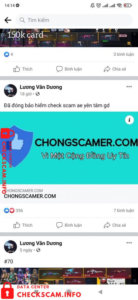 Preuves contre Lương Văn Dương