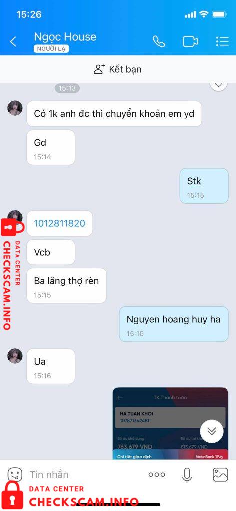 Bukti melawan Nguyễn Hoàng Huy Hà