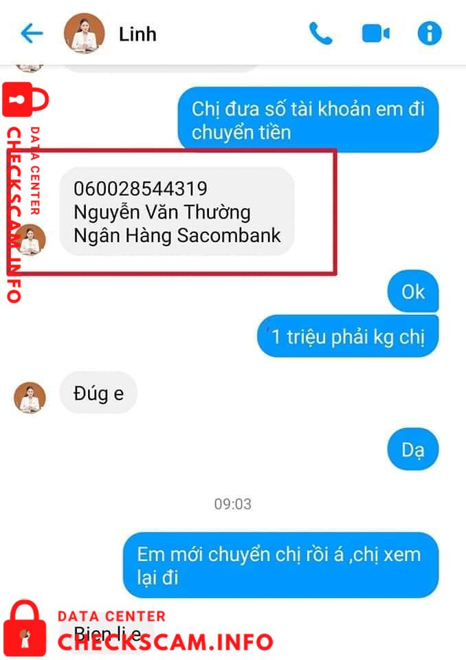 Preuves contre Nguyễn Văn Thường