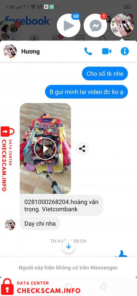 Preuves contre Hoàng Văn Trọng