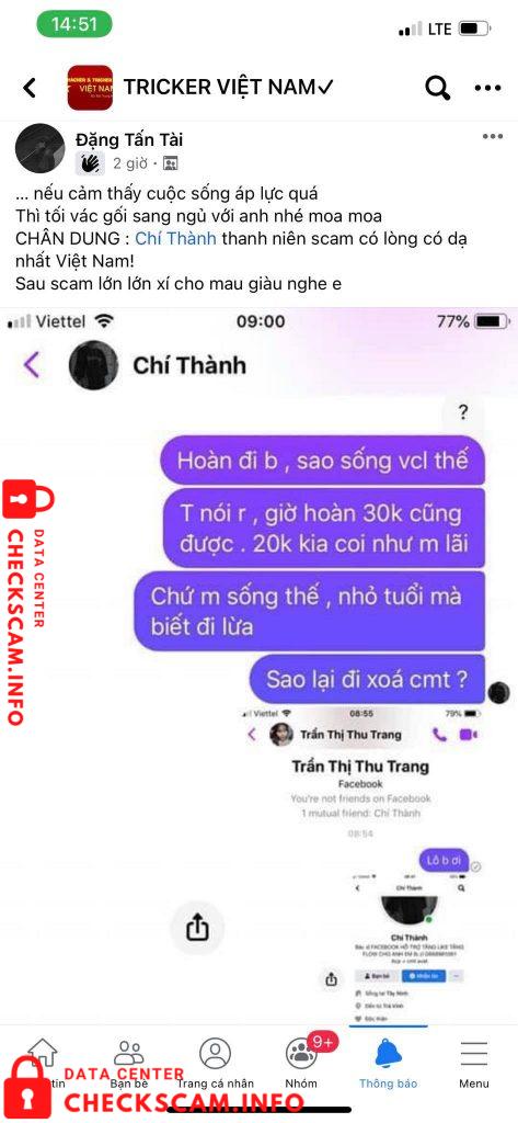 Bằng chứng chống lại Nguyen Chi Thanh