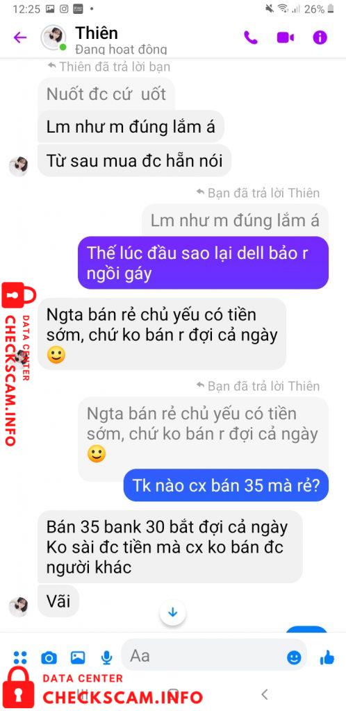 Bằng chứng chống lại Nguyễn Thiên