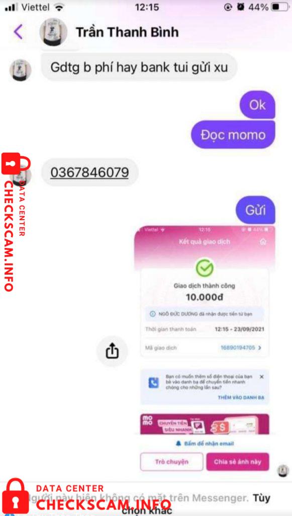 Bằng chứng chống lại Ngo Duc Duong