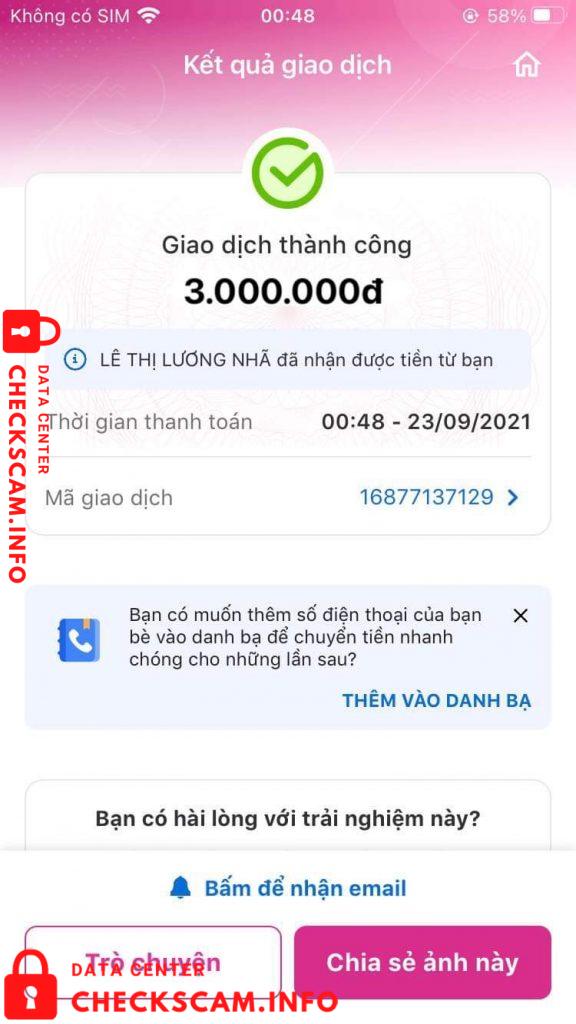 Preuves contre Nhã Vy