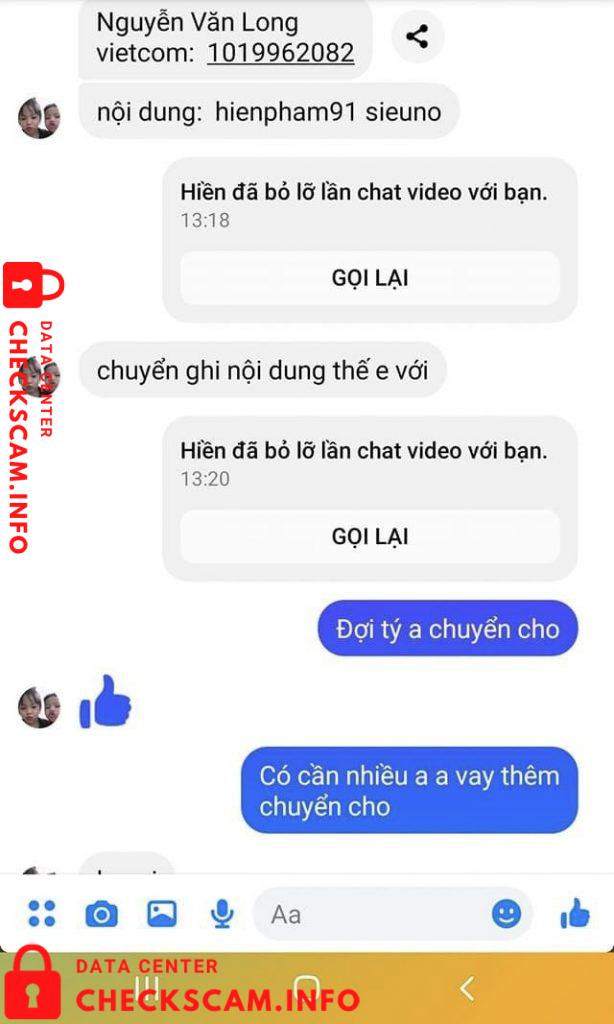 Preuves contre Nguyễn Văn Long