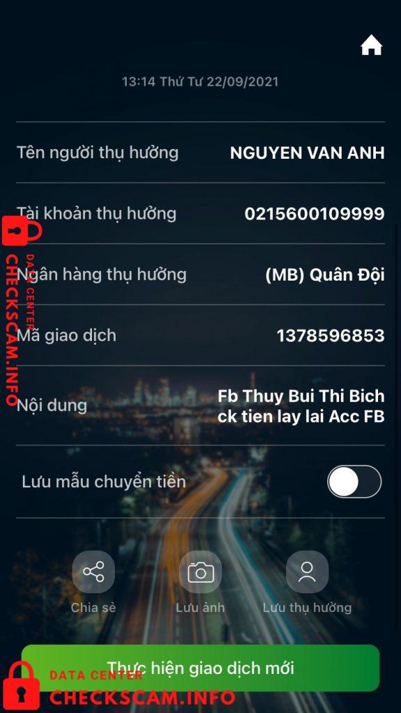 Preuves contre Nguyễn Văn Anh