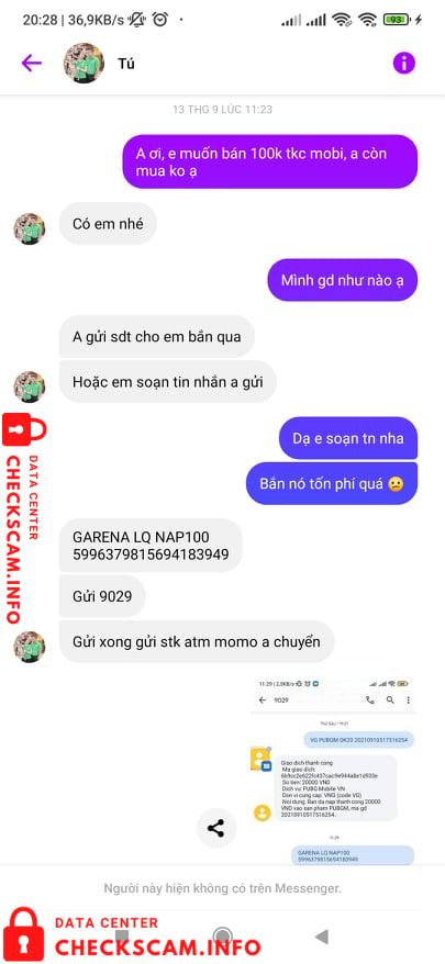 Preuves contre Le Hoang Phuc