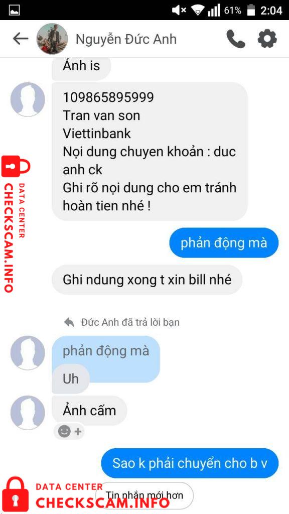Bukti melawan Tran Van Son