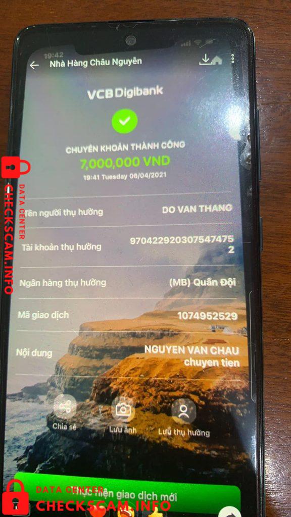Bằng chứng chống lại Đỗ Văn Thắng