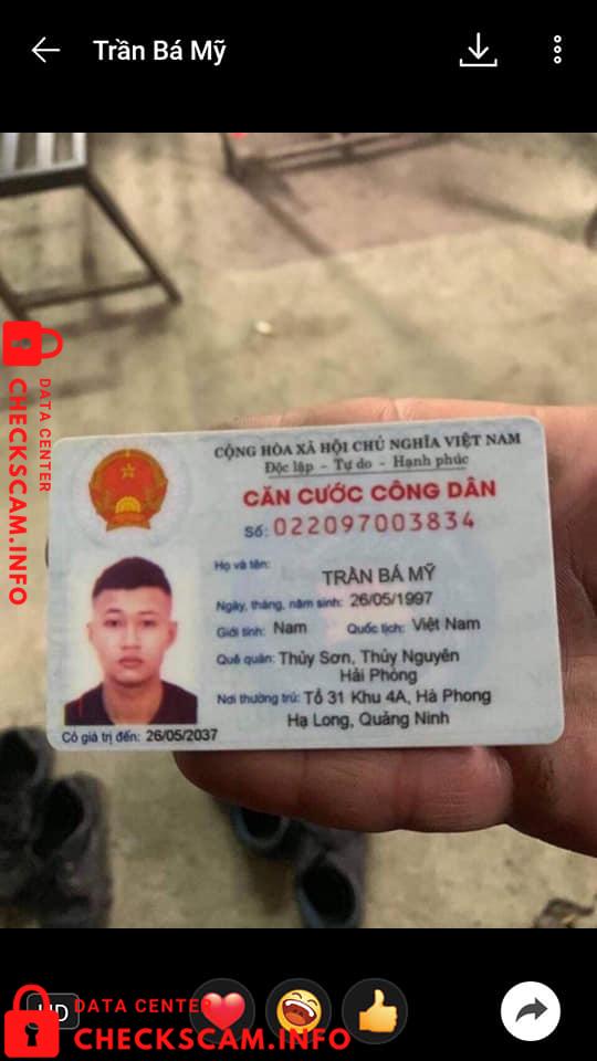 Bằng chứng chống lại Trần Bá Mỹ
