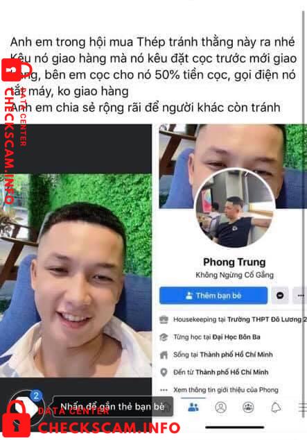 Preuves contre Ho Van Tuan