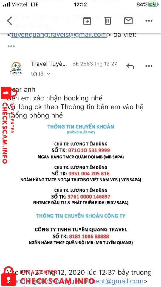 対する証拠 Lương Tiến Dũng