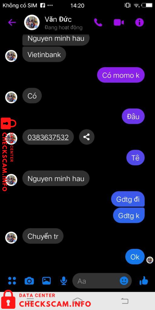 Bukti melawan Nguyễn Minh Hậu