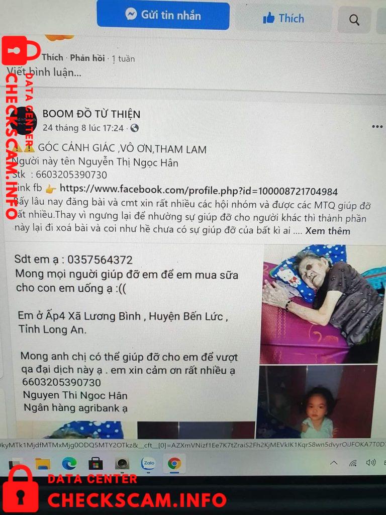 Bukti melawan Nguyễn Thị Ngọc Hân