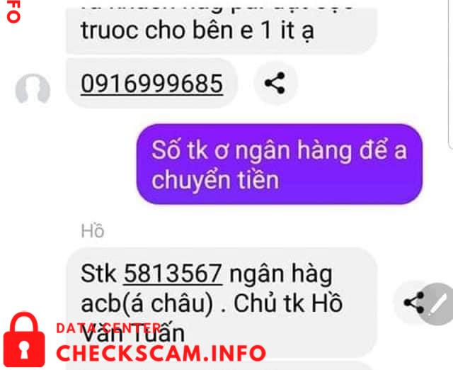 ဆန့်ကျင်သက်သေ Hồ Văn Tuấn