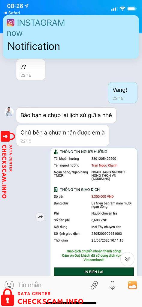 ဆန့်ကျင်သက်သေ Trần Ngọc Khánh