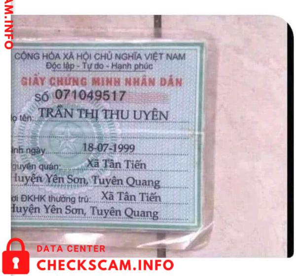 ဆန့်ကျင်သက်သေ Tran Thi Thu Uyen