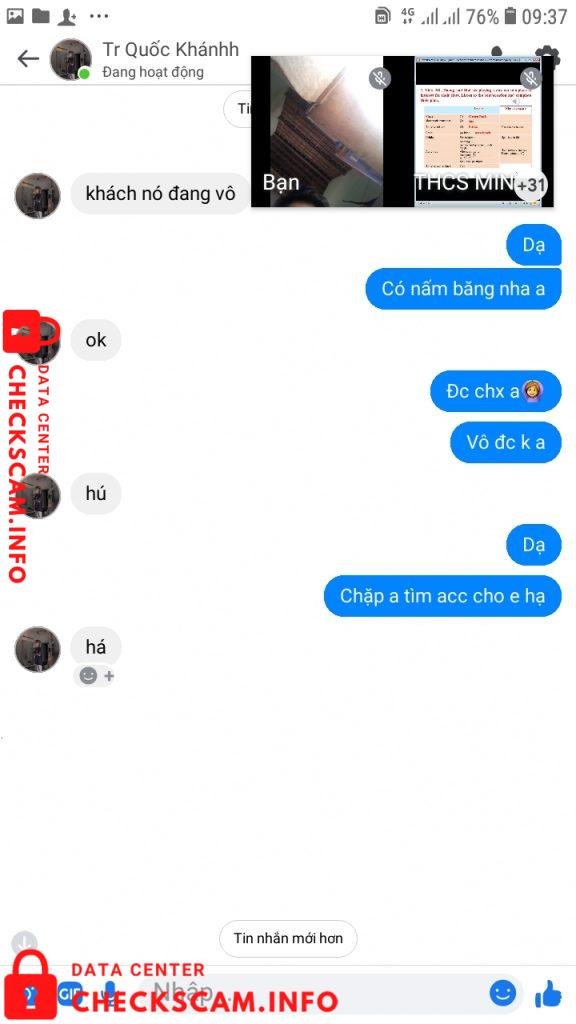 Preuves contre Tr Quốc Khánh