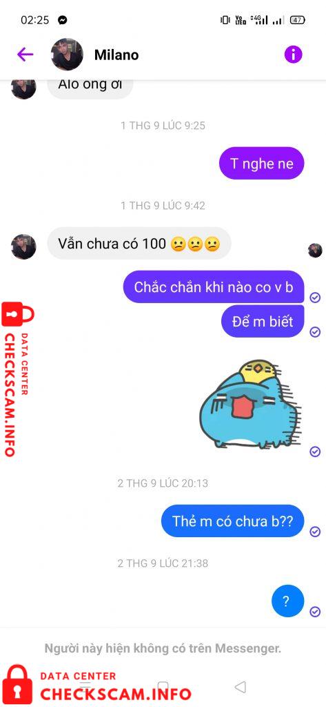 Preuves contre Vũ Hồng Sơn