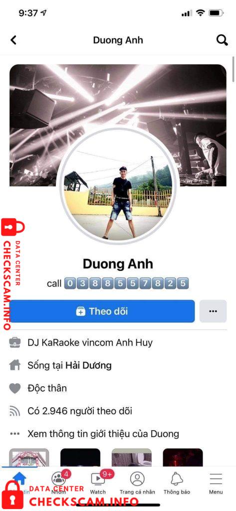 Preuves contre Dương Anh