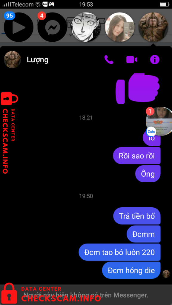 Preuves contre Xuân Lượng