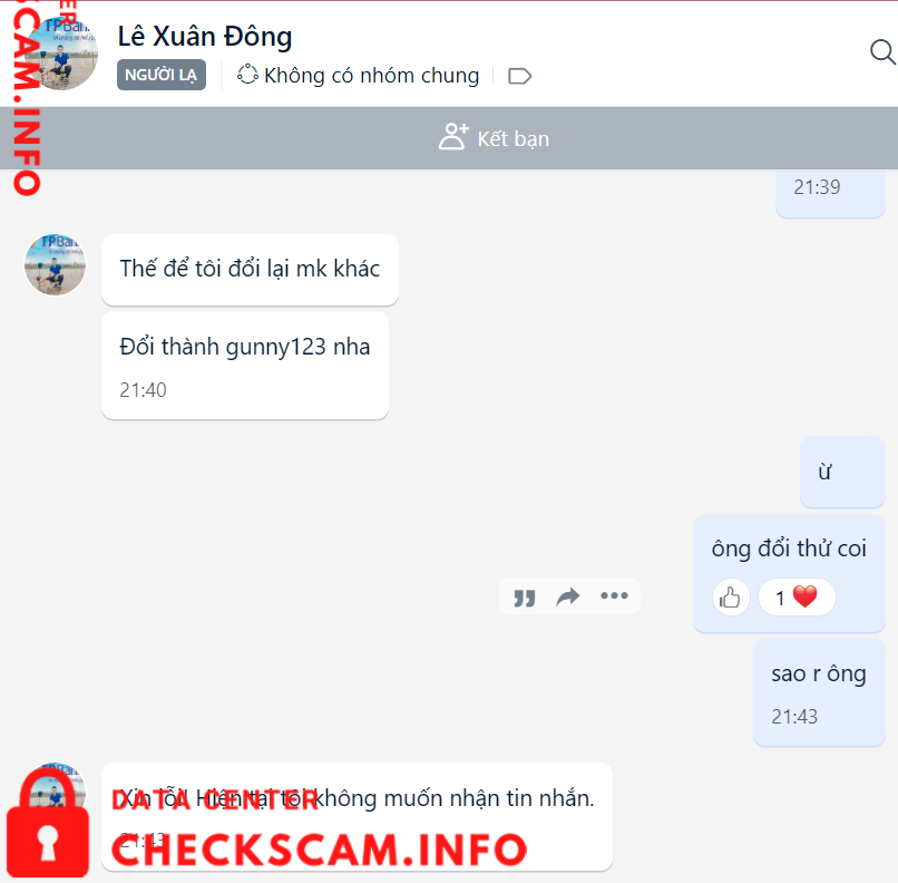 ဆန့်ကျင်သက်သေ Lê Xuân Đông