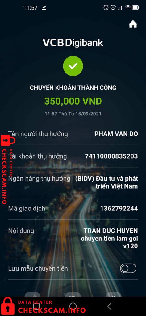 ဆန့်ကျင်သက်သေ Pham Van Do