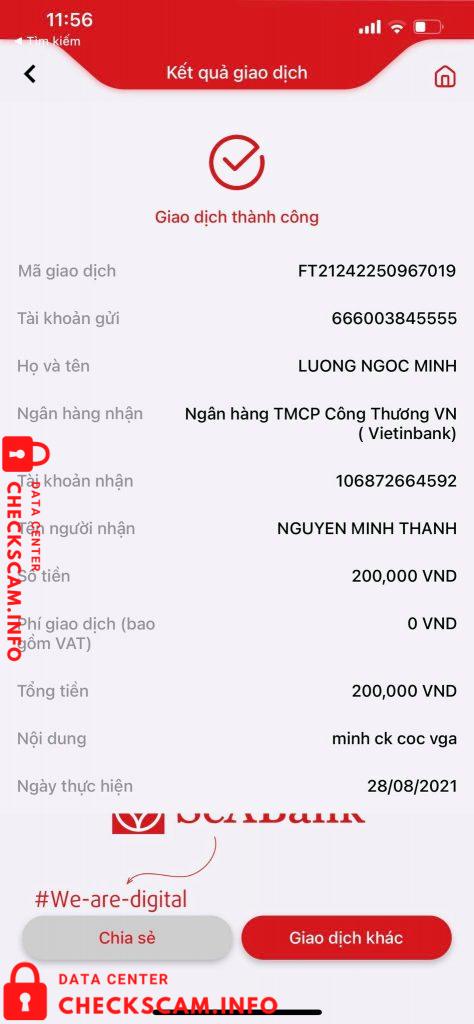 Preuves contre Nguyễn Minh Thành