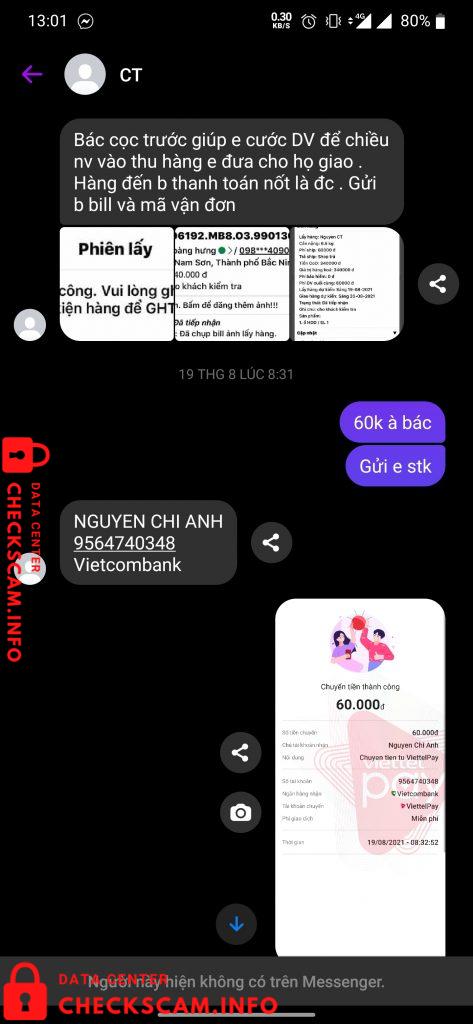 Preuves contre Nguyễn Chí Anh