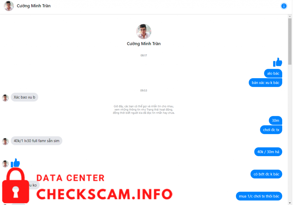 Bukti melawan Cường Minh Trần