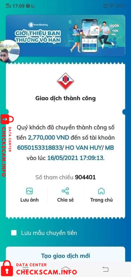 Preuves contre Ho Van Huy