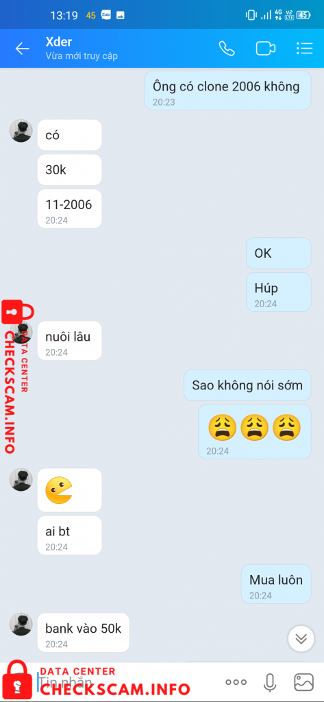 対する証拠 Nguyễn Thị Khánh Linh