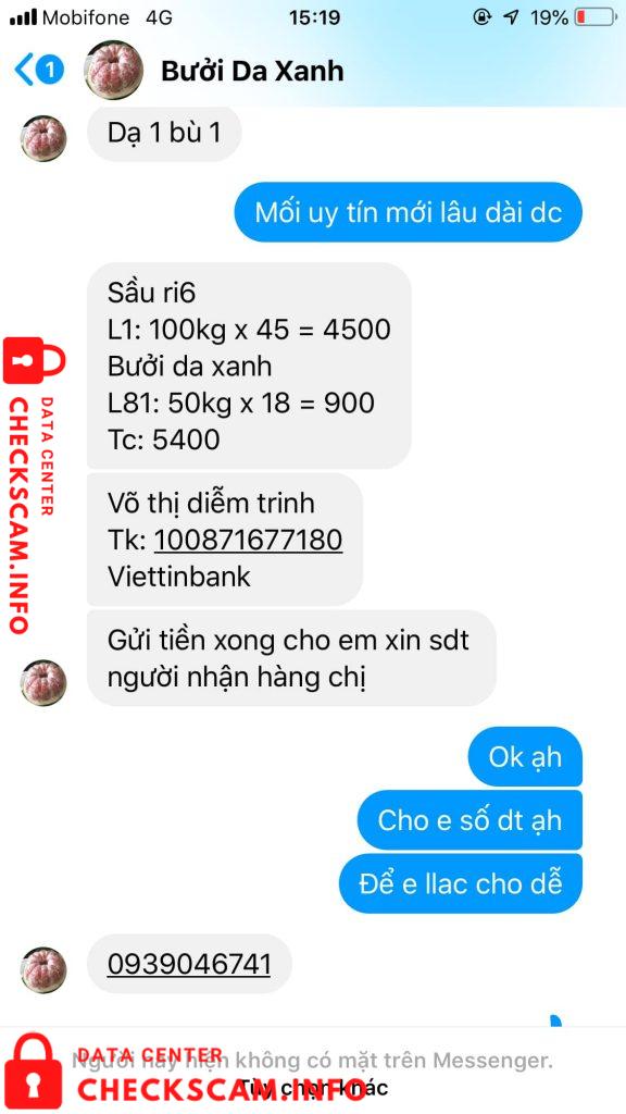 Preuves contre Võ Thị Diễm Trinh