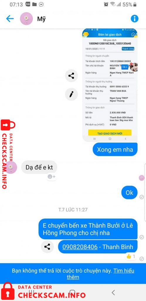 针对的证据 Trần Văn Bưa