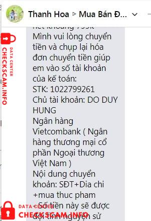 ဆန့်ကျင်သက်သေ Đỗ Duy Hưng