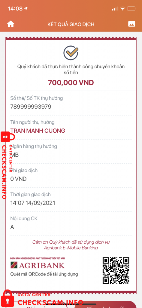Preuves contre Trần Mạnh Cường