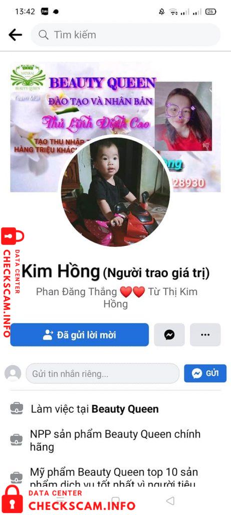Preuves contre Từ Thị Kim Hồng