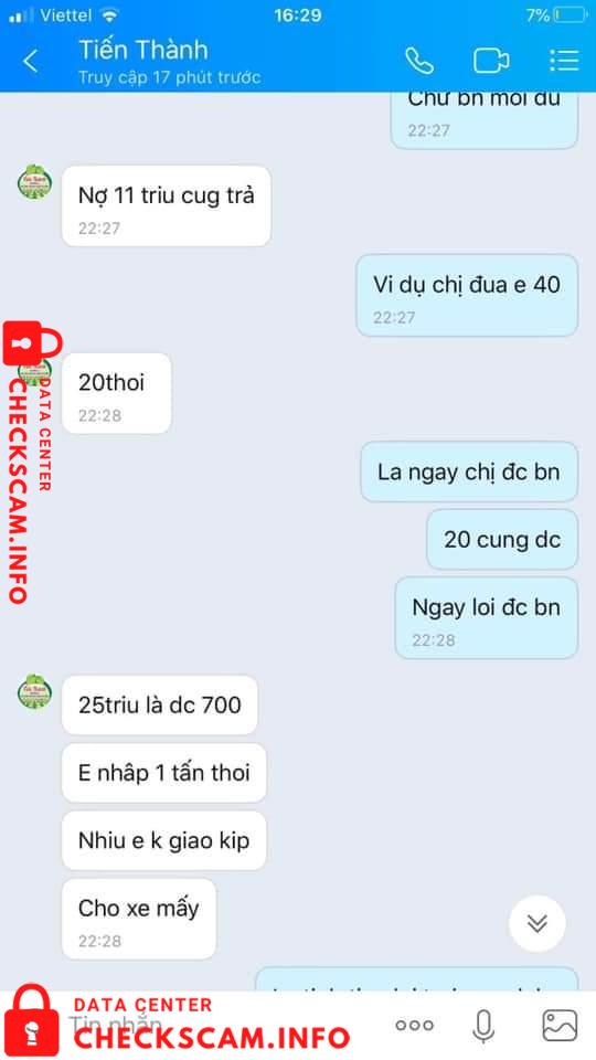 Bukti melawan Trần Ngọc Tiến