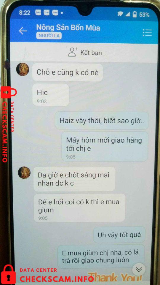 Preuves contre Nguyễn Thị Nở