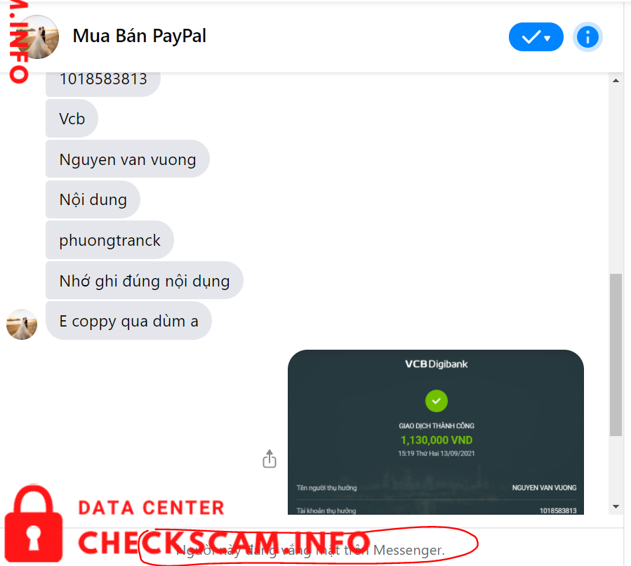 Preuves contre Nguyen Van Vuong
