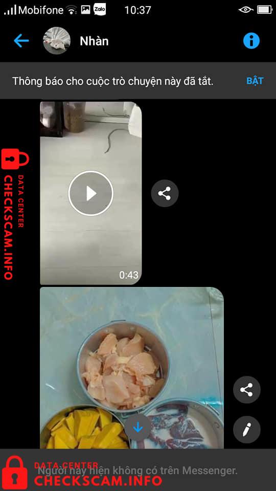 Bukti melawan Trương Thị Nhàn