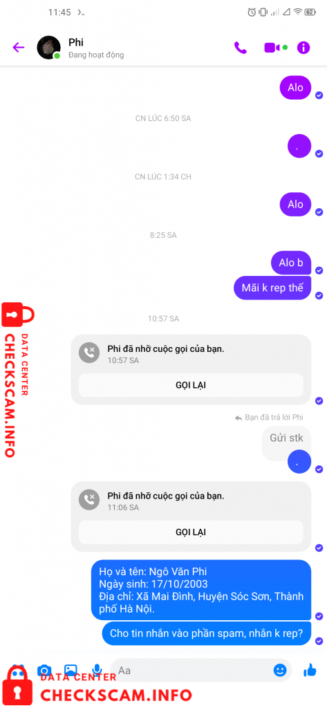 対する証拠 Ngô Văn Phi