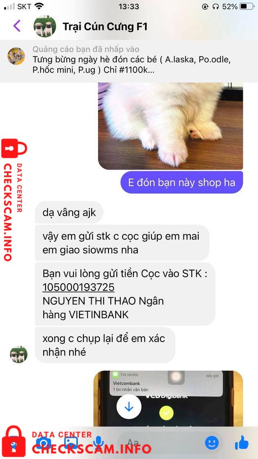 Bukti melawan Nguyen Thi Thao