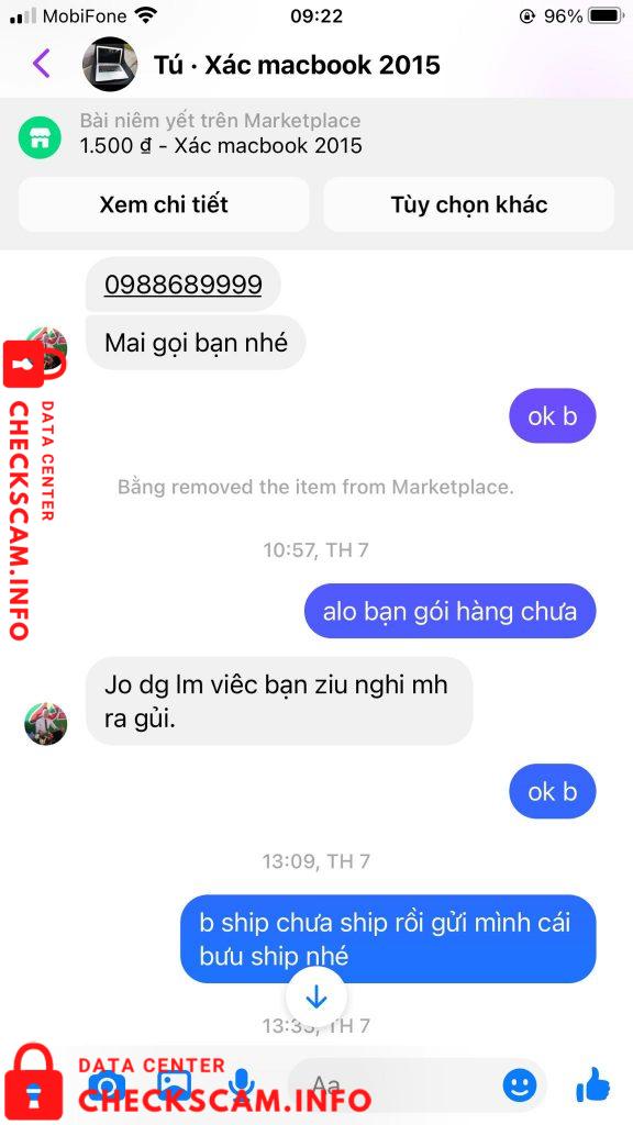 Preuves contre Bui Thi Sang